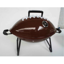 Portable Mini Rugby Fußball geformt Holzkohle BBQ Grill